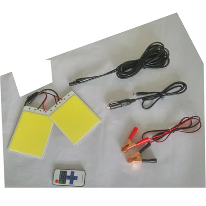 Cob 12V LED Camping Lights with 3.75 Meters Telescopic Fishing Pole Outdoor Lighting