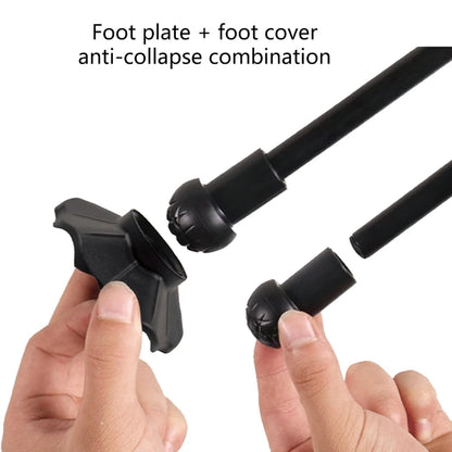 A9LD 4Pcs Camping Stool Leg Cap Non-slip Outdoor Folding Chair Foot Cover Adjustable Wear-resistant Fishing Chair Accessory