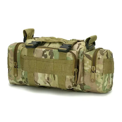 Outdoor mountaineering bag 600D waterproof Oxford shoulder bag camping hiking fishing bag hiking backpack