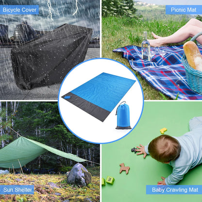Waterproof Beach Blanket Outdoor Camping Portable Picnic Mat Camping Ground Mat Mattress  Portable Lightweight Picnic Mat 2024