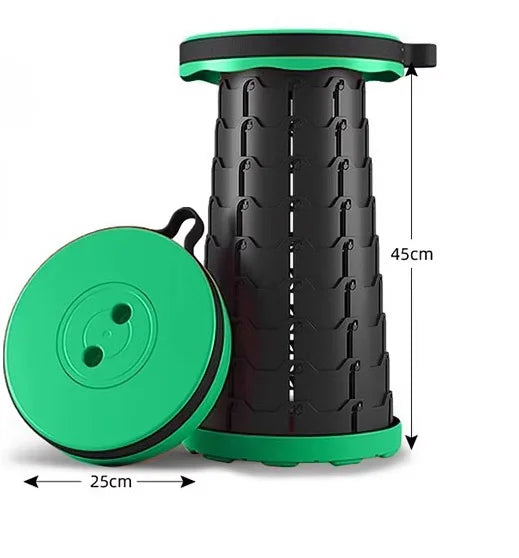 Portable Telescopic Stool Collapsible Retractable Folding Chair Lightweight Plastic Folding Chair Space Saving Furniture Stools