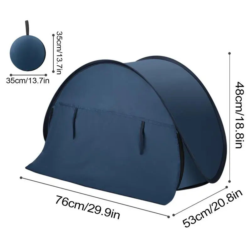 Head Shade Tent Instant Beach Tent Head Shade Protection Canopy Face Head Shade Protection Tent Portable Breathable Small Tent