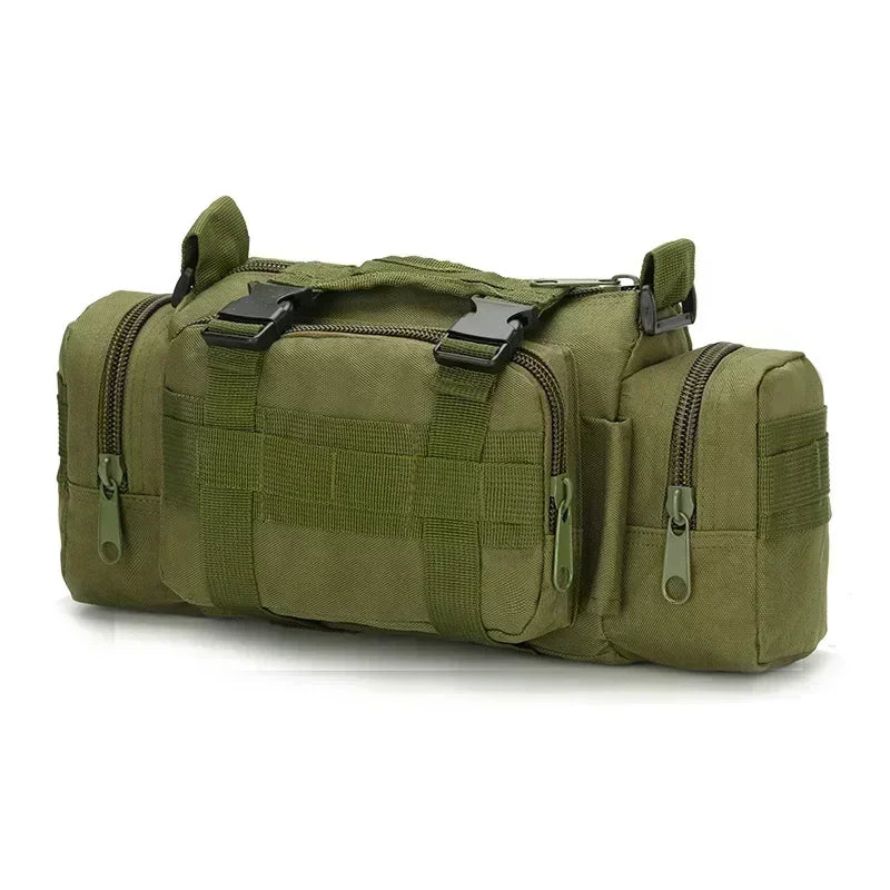 Outdoor mountaineering bag 600D waterproof Oxford shoulder bag camping hiking fishing bag hiking backpack