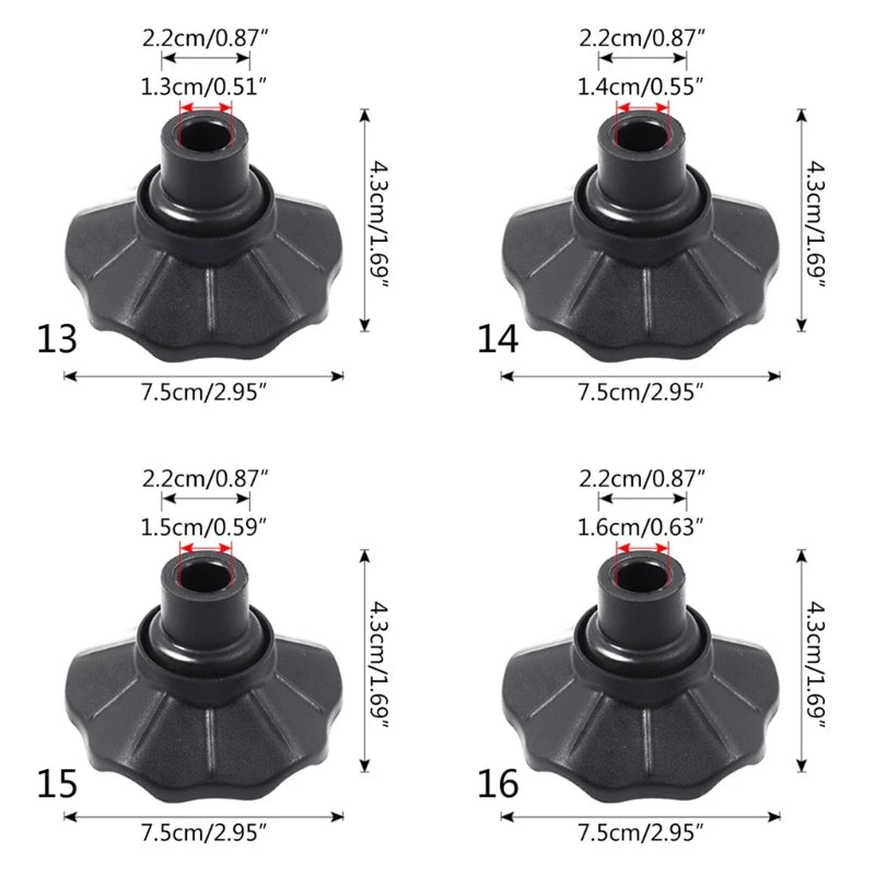 A9LD 4Pcs Camping Stool Leg Cap Non-slip Outdoor Folding Chair Foot Cover Adjustable Wear-resistant Fishing Chair Accessory