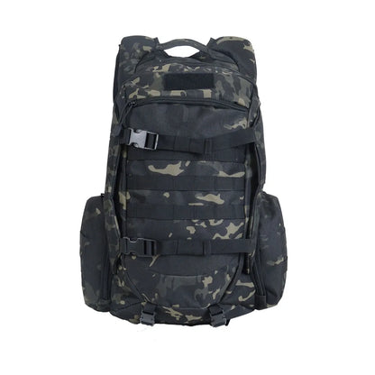 Outdoor new camping hiking backpack 45L large capacity shoulder men tactical camouflage flat shark backpack