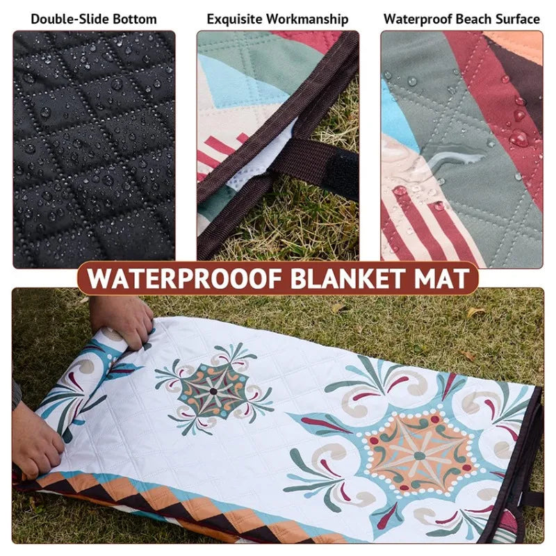 Picnic mat, moisture-proof mat, picnic cloth, waterproof mat, beach mat, outdoor camping cloth for households