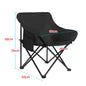Metal Folding Chair Folding Stools Outdoor Camping Folding Chair Portable Picnic Moon Chair Leisure Beach Chairs
