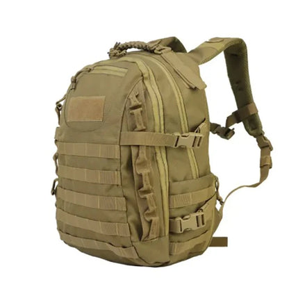 35 litre men's outdoor backpack Waterproof camo camping hiking backpack Large wearable sports bag