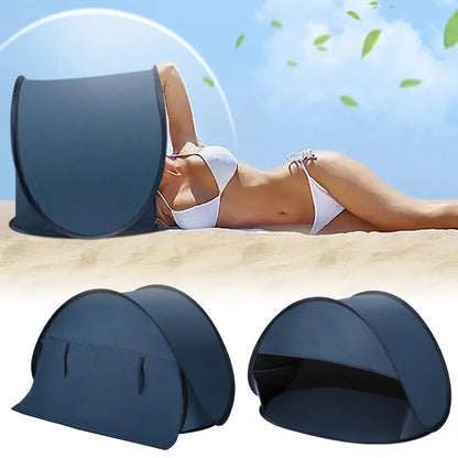 Head Shade Tent Instant Beach Tent Head Shade Protection Canopy Face Head Shade Protection Tent Portable Breathable Small Tent