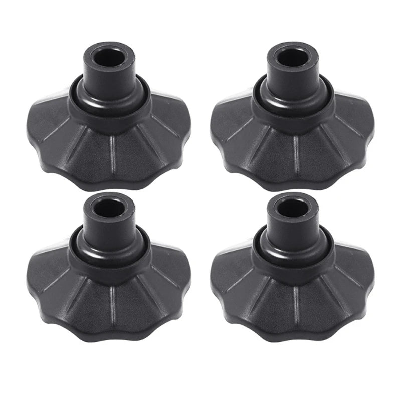 A9LD 4Pcs Camping Stool Leg Cap Non-slip Outdoor Folding Chair Foot Cover Adjustable Wear-resistant Fishing Chair Accessory