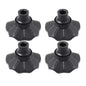 A9LD 4Pcs Camping Stool Leg Cap Non-slip Outdoor Folding Chair Foot Cover Adjustable Wear-resistant Fishing Chair Accessory