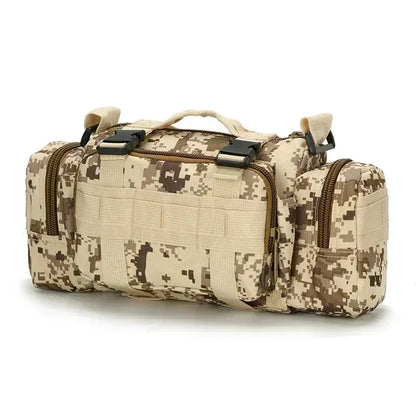 Outdoor mountaineering bag 600D waterproof Oxford shoulder bag camping hiking fishing bag hiking backpack
