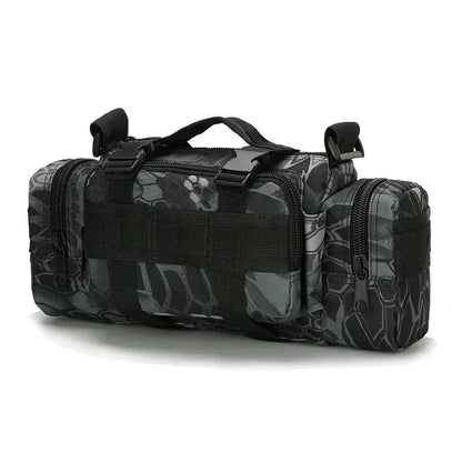 Outdoor mountaineering bag 600D waterproof Oxford shoulder bag camping hiking fishing bag hiking backpack